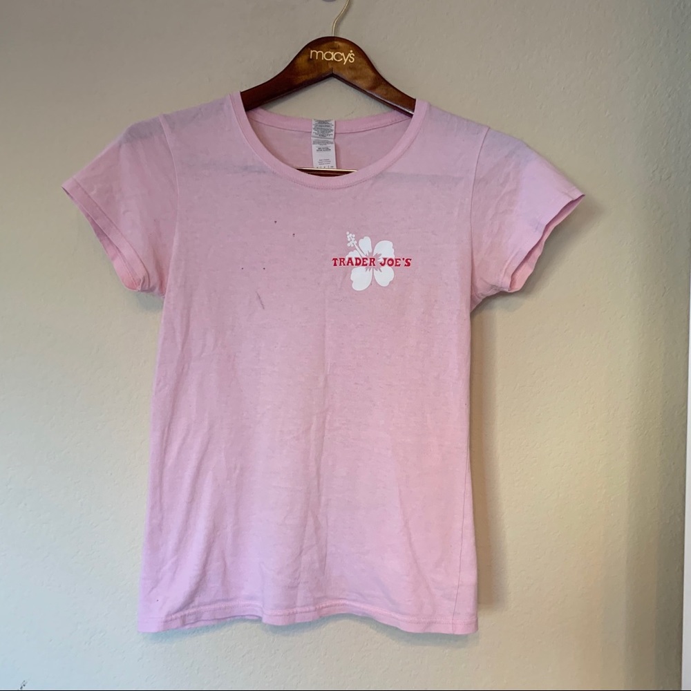 Light pink trader joe’s tee